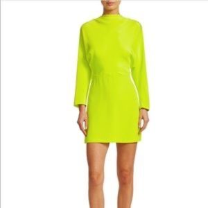 NWOT A.L.C. Marin neon yellow dress. Size 6